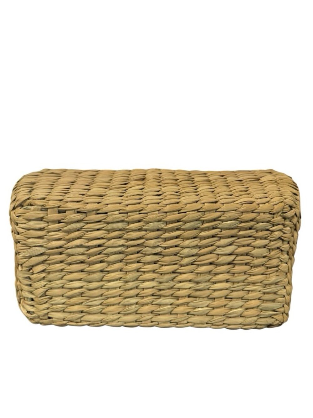 KATE SPADE Large Rattan Basket Handbag Designer Handbag Green Handle and Lid - Picture 7 of 9